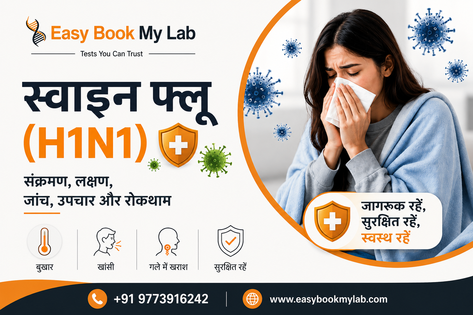 दिल्ली NCR में H1N1 टेस्ट