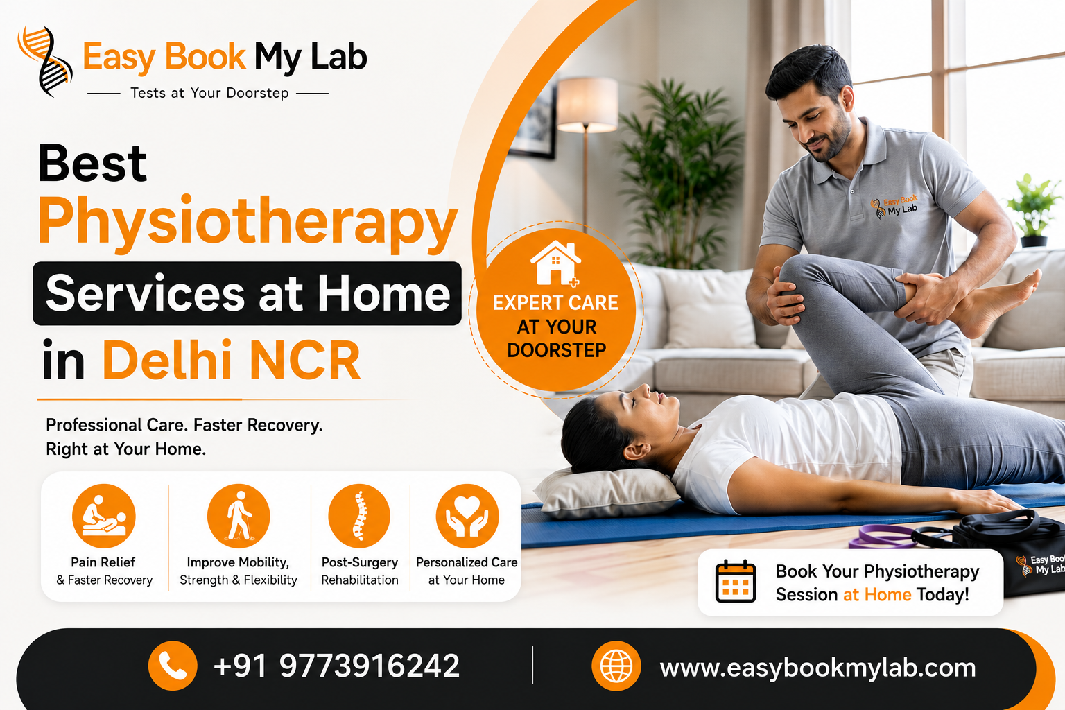 Best Physiotherapy Services at Home in Delhi NCR